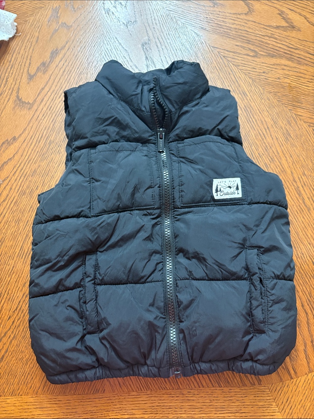 Old Navy Black Kids Puffer Vest